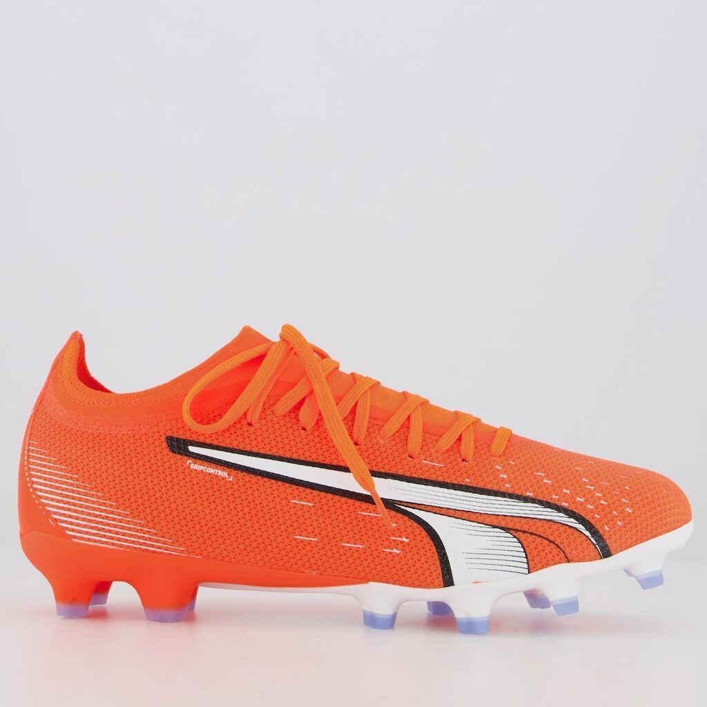 Chuteira Puma Ultra Match FG/AG BDP Campo Laranja