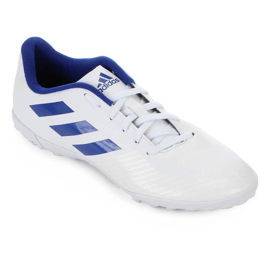 Chuteira Society Adidas Artilheira III TF - Branco e Azul é ruim? Chuteira Society Adidas Artilheira III TF - Branco e Azul é boa?