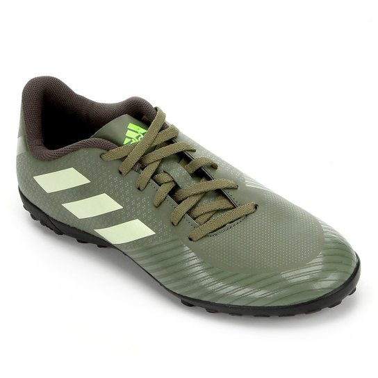 Chuteira Society Adidas Artilheira III TF - Verde+Preto Menor preço em Chuteira Society Adidas Artilheira III TF - Verde+Preto