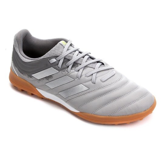 Chuteira Society Adidas Copa 20 3 TF - Cinza Menor preço em Chuteira Society Adidas Copa 20 3 TF - Cinza