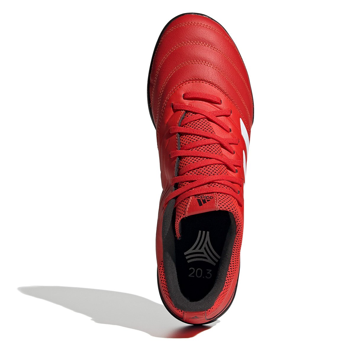 chuteira adidas botinha vermelha