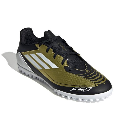 Chuteira Society Adidas F50 Club Messi+Meião Adidas Milano 23 Futebol