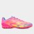 Chuteira Society Adidas F50 Club Unissex - Rosa+Amarelo