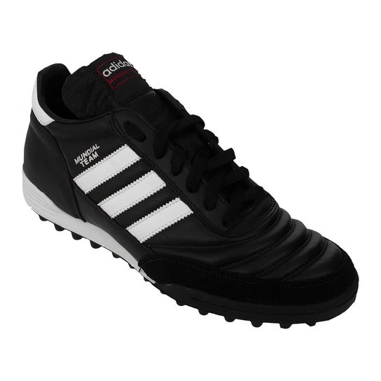 Chuteira Society Adidas Mundial Team - Preto+Branco Menor preço em Chuteira Society Adidas Mundial Team - Preto+Branco