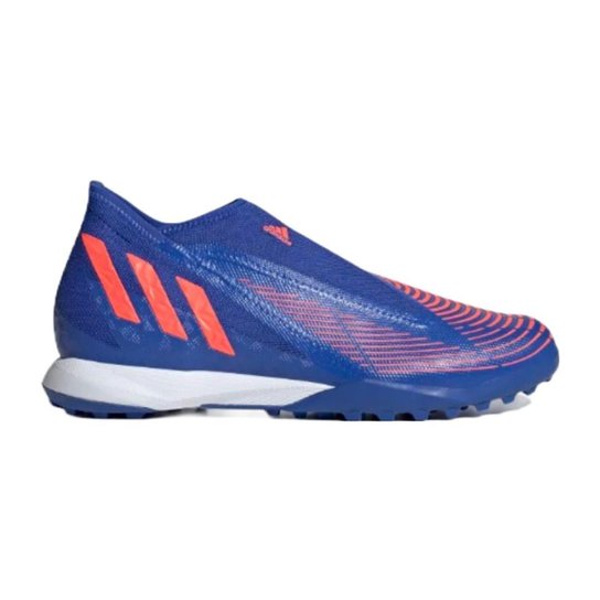 Chuteira Society Adidas Predator Edge.3 LL TF Azul - Sem Cadarço - 43 - Azul Menor preço em Chuteira Society Adidas Predator Edge.3 LL TF Azul - Sem Cadarço - 43 - Azul