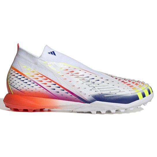 Chuteira Society Adidas Profissional 22 Predator - Branco+Amarelo é ruim? Chuteira Society Adidas Profissional 22 Predator - Branco+Amarelo é boa?