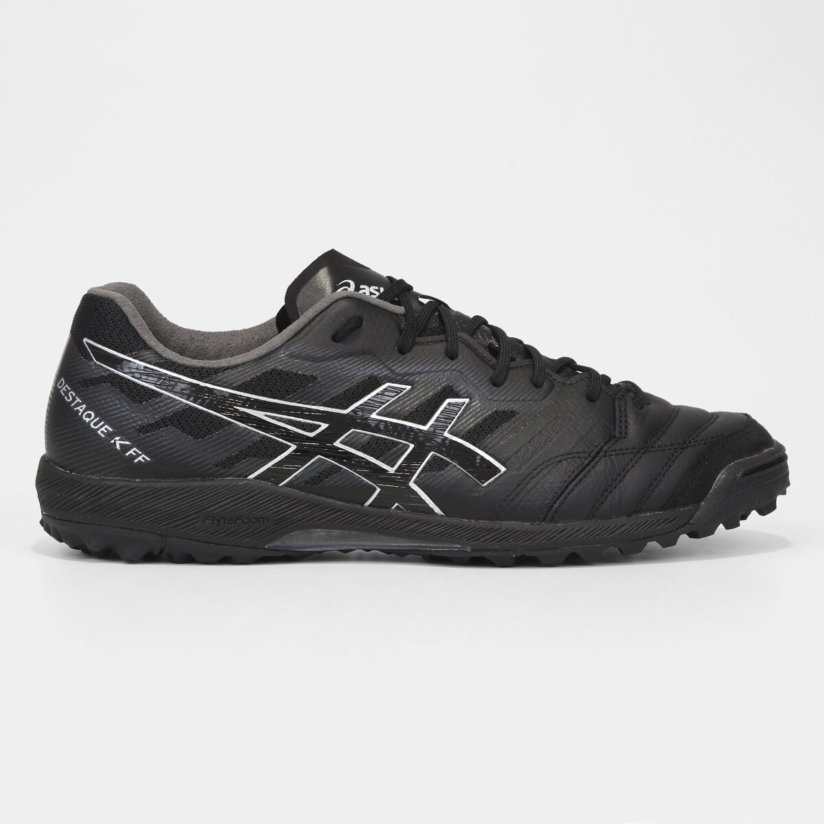 Chuteira Society Asics Destaque Masculina - Preto | Netshoes