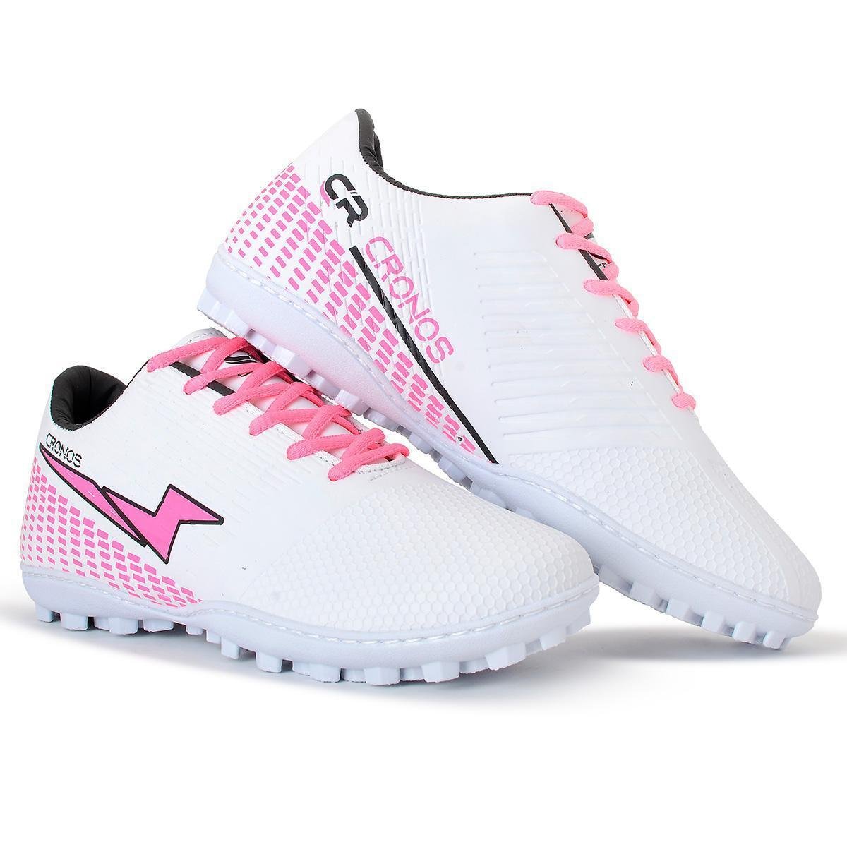 Chuteira Society Cronos Futebol Grama Sintética Masculino Feminino Adulto Infantil