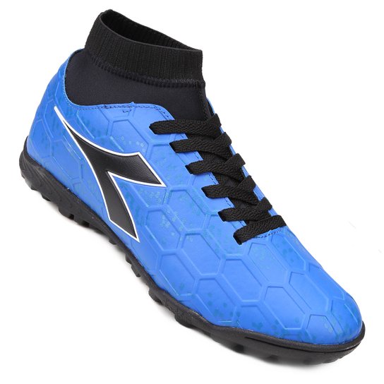 Chuteira Society Diadora Armada Turf - Azul+Preto é ruim? Chuteira Society Diadora Armada Turf - Azul+Preto é boa?