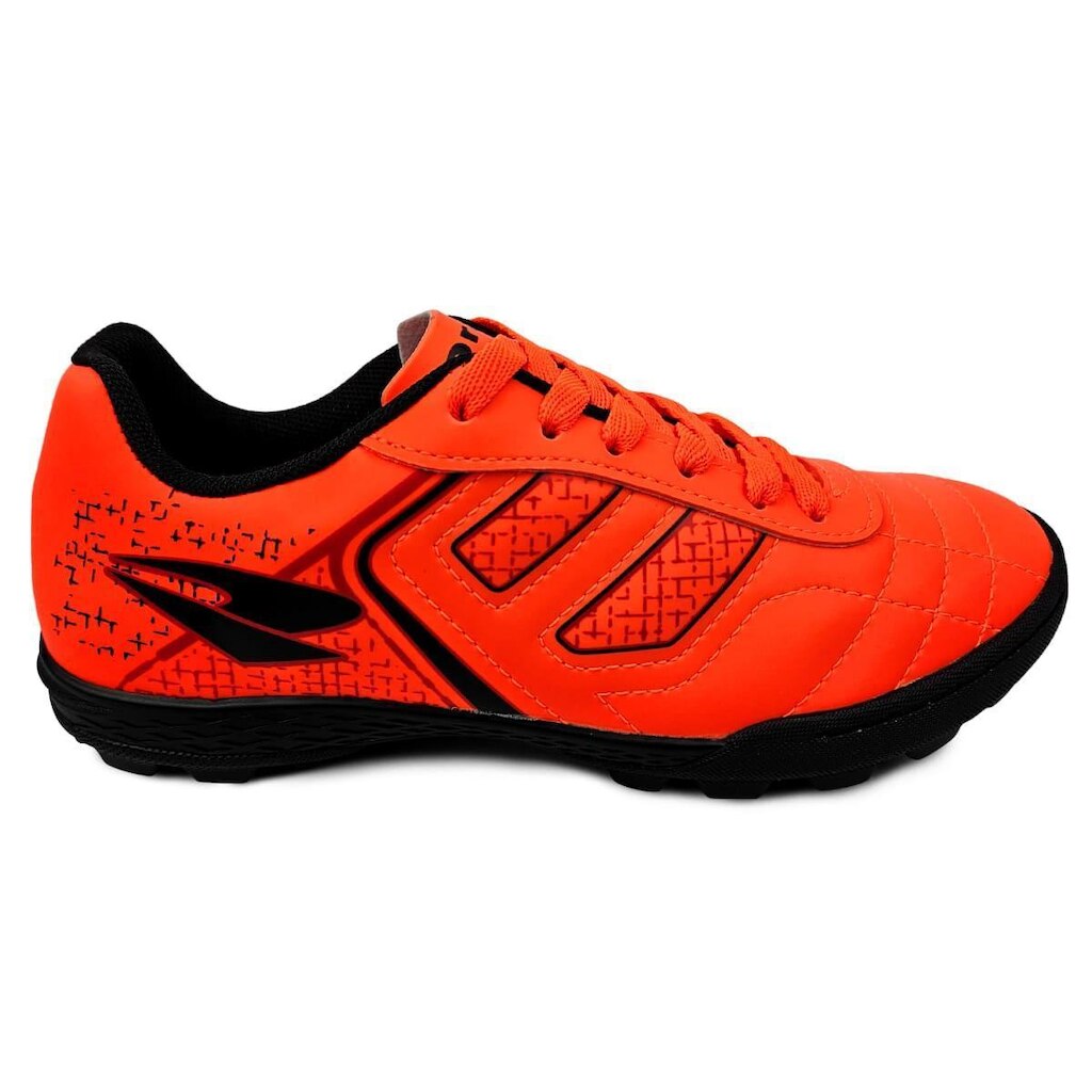 Chuteira Society Dray Spedy Infantil Laranja Conforto Estilo