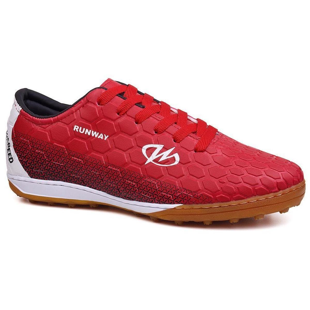 Chuteira Society Grama Sintética Runway Speed Masculino Menor preço em Chuteira Society Grama Sintética Runway Speed Masculino