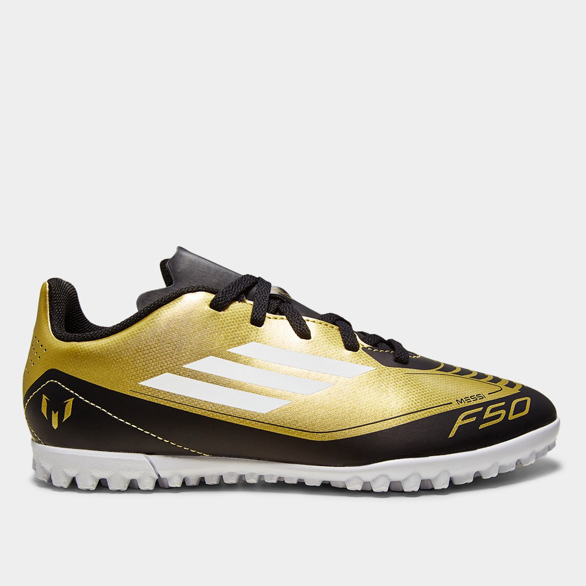 Chuteira Society Infantil Adidas F50 Club Messi Menor preço em Chuteira Society Infantil Adidas F50 Club Messi
