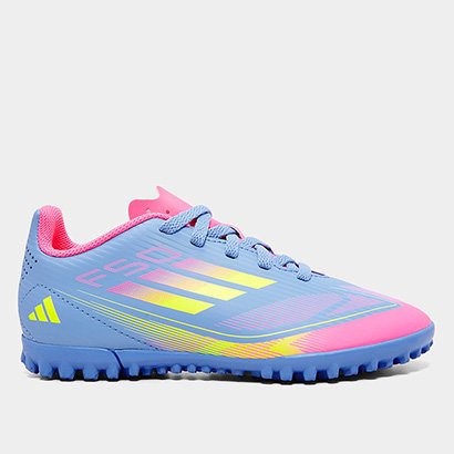Chuteira Society Infantil Adidas F50 Club - Unissex