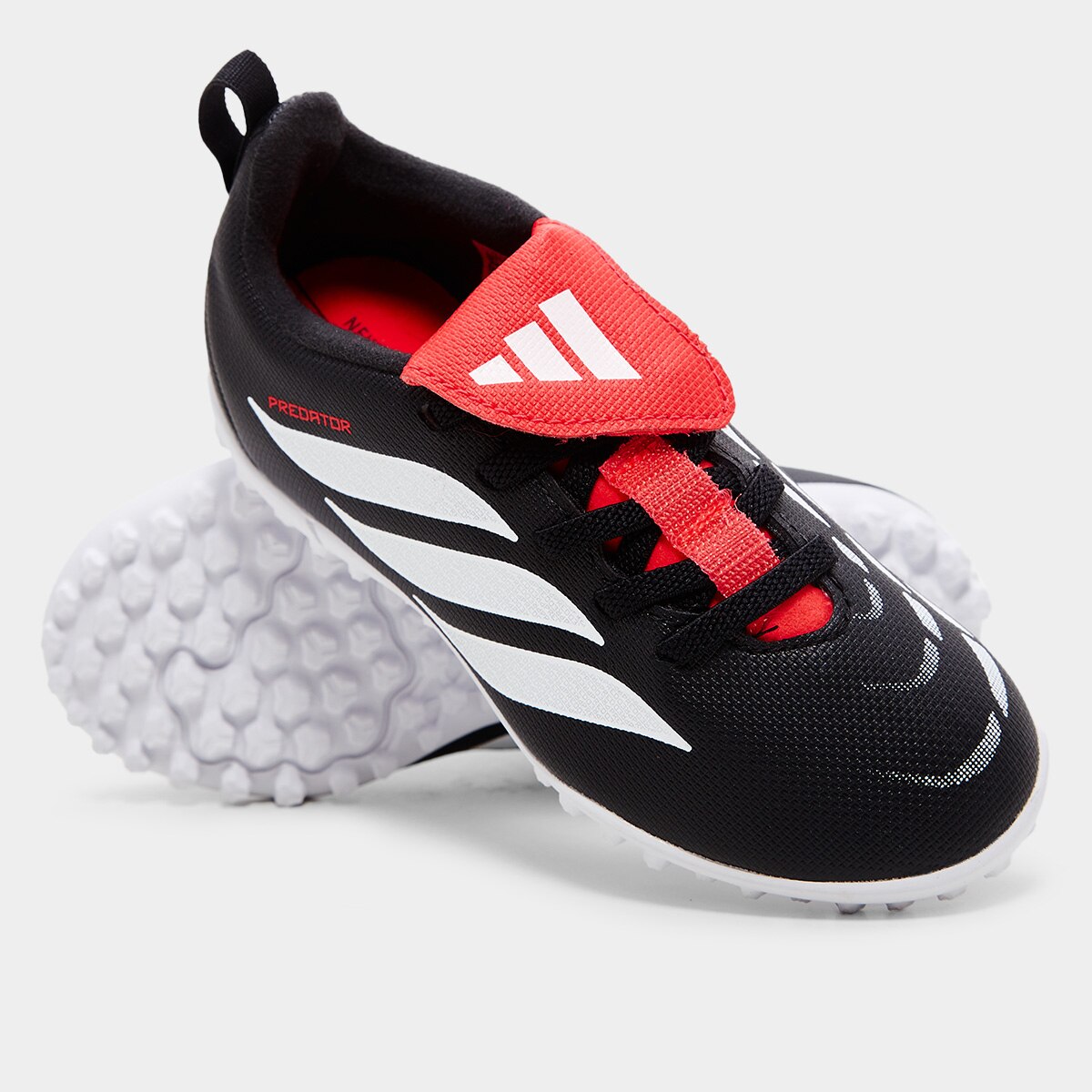 Chuteira Society Infantil Adidas Predator Club Língua Dobrável - 1