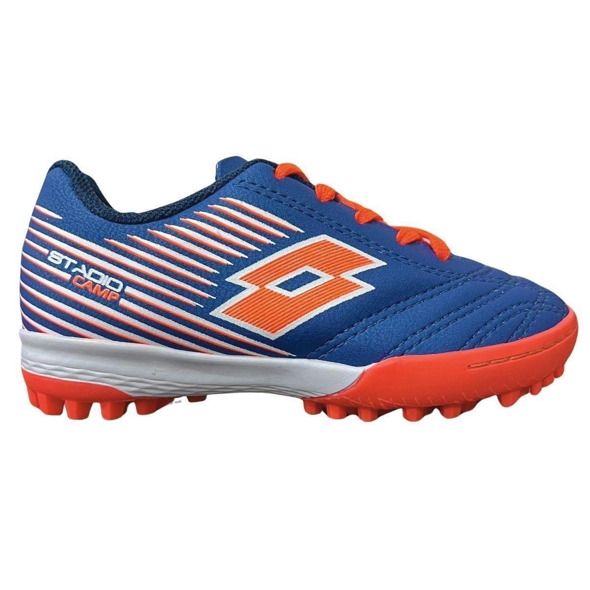 Chuteira Society Infantil Lotto 10702 Stadio Camp B700 Marinho