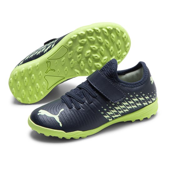 Chuteira Society Infantil Puma Future Z 4.4 - Marinho+Verde Menor preço em Chuteira Society Infantil Puma Future Z 4.4 - Marinho+Verde