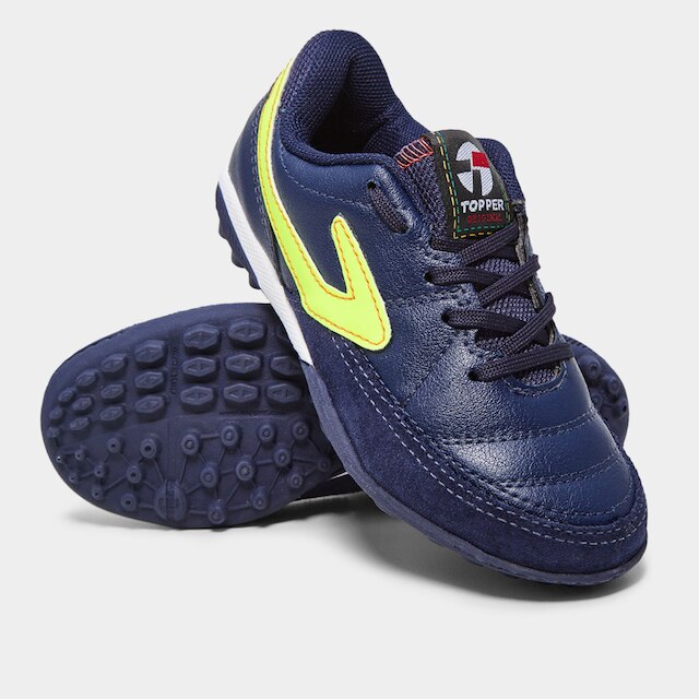 Chuteira Society Infantil Topper Titanium
