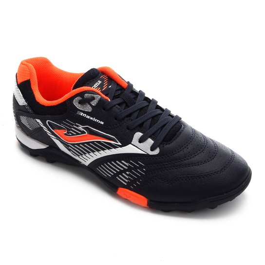 Chuteira Society Joma Maxima TF - Preto+Laranja é ruim? Chuteira Society Joma Maxima TF - Preto+Laranja é boa?