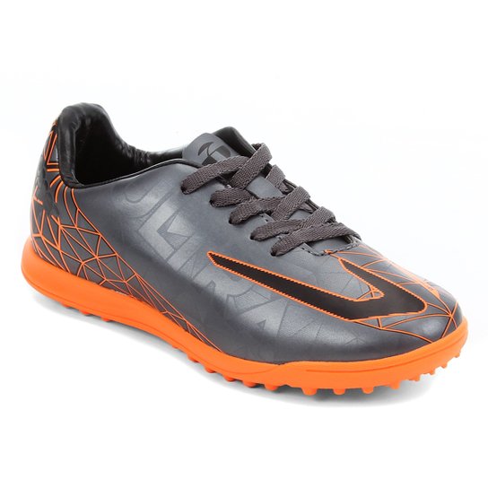 Chuteira Society Juvenil Topper Ultra II - Chumbo+Laranja é ruim? Chuteira Society Juvenil Topper Ultra II - Chumbo+Laranja é boa?