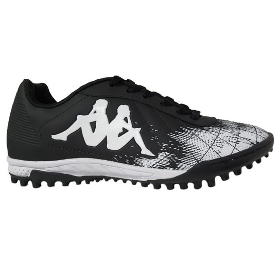Chuteira Society Kappa Masculina 8363 Preto/Branco 43 - Preto+Branco Menor preço em Chuteira Society Kappa Masculina 8363 Preto/Branco 43 - Preto+Branco