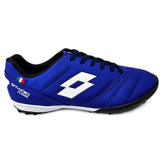 Chuteira Society Lotto Stadio Classic Marinho Estilo Oficial