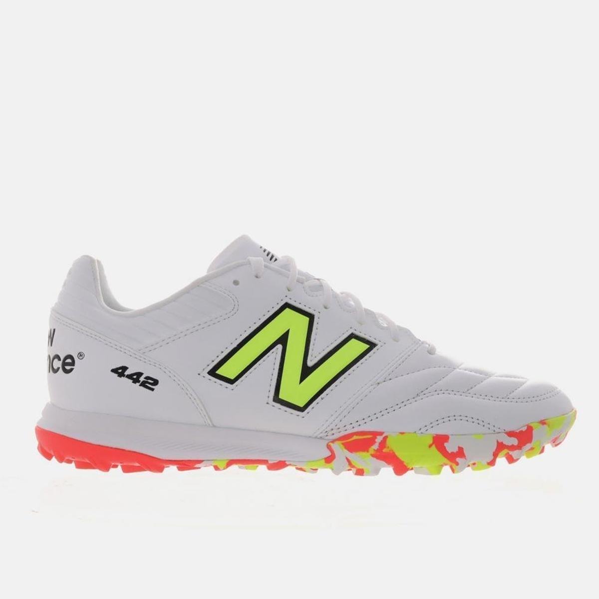 Chuteira Society New Balance 442 Pro Tf V2 Masculina Menor preço em Chuteira Society New Balance 442 Pro Tf V2 Masculina