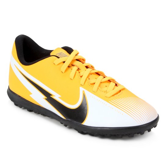 Nike Mercurial Vapor Bola Nike Society Netshoes Chuteira Society Nike Mercurial Vapor 13 Club TF Laranja+Preto