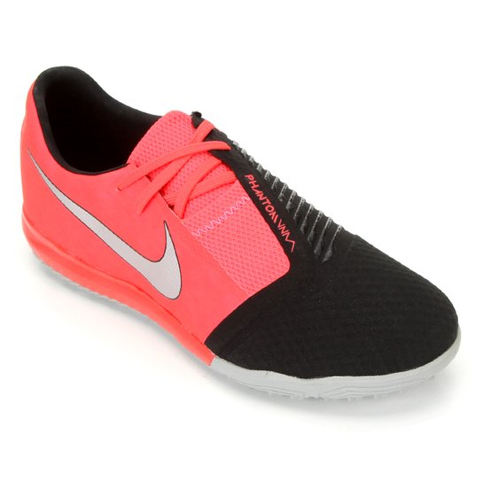 Chuteira Society Nike Phantom Venom Academy TF - Vermelho+Prata Menor preço em Chuteira Society Nike Phantom Venom Academy TF - Vermelho+Prata