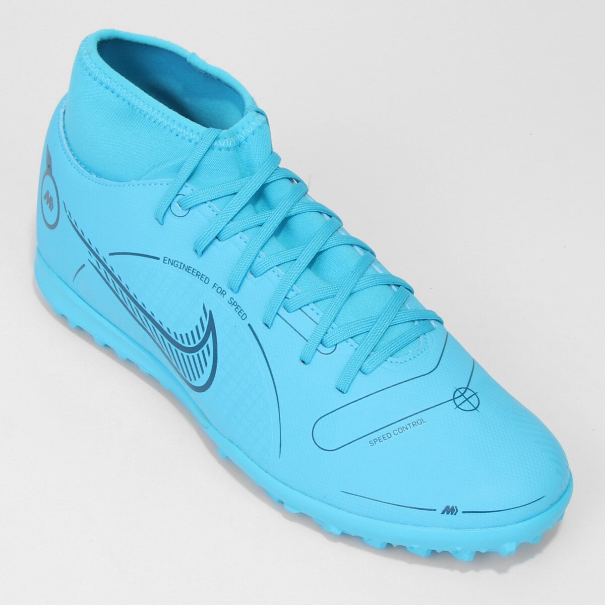 Chuteira Nike Superfly 8 Society Chuteira Society Nike Superfly 8 Club - Azul | Netshoes
