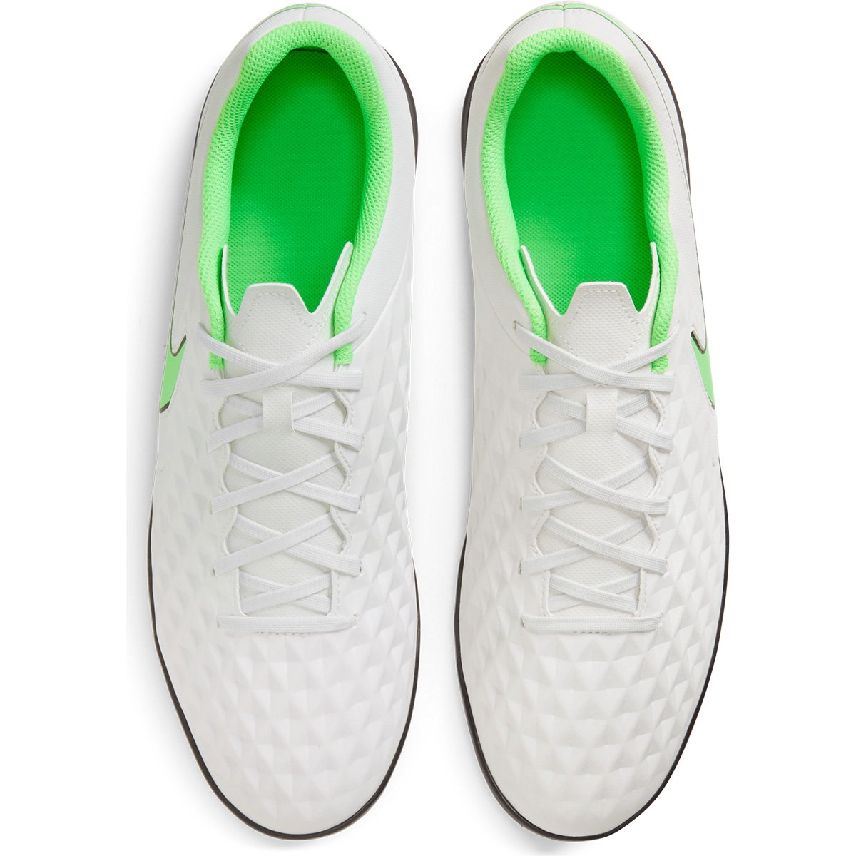 nike tiempo branca e verde