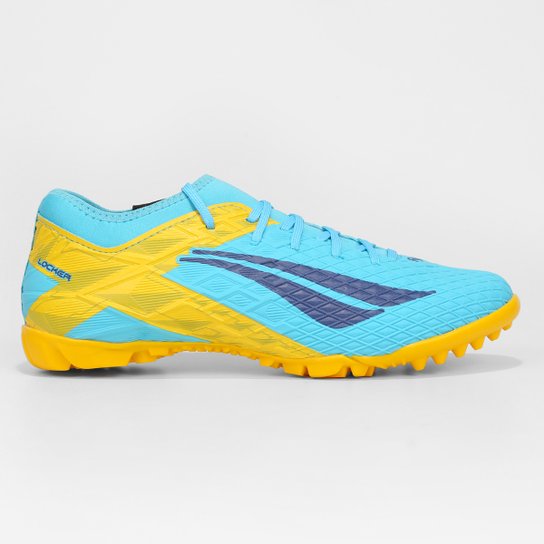 Chuteira Society Penalty Rx Locker Y-3 Unissex - Azul Turquesa+Marinho Menor preço em Chuteira Society Penalty Rx Locker Y-3 Unissex - Azul Turquesa+Marinho