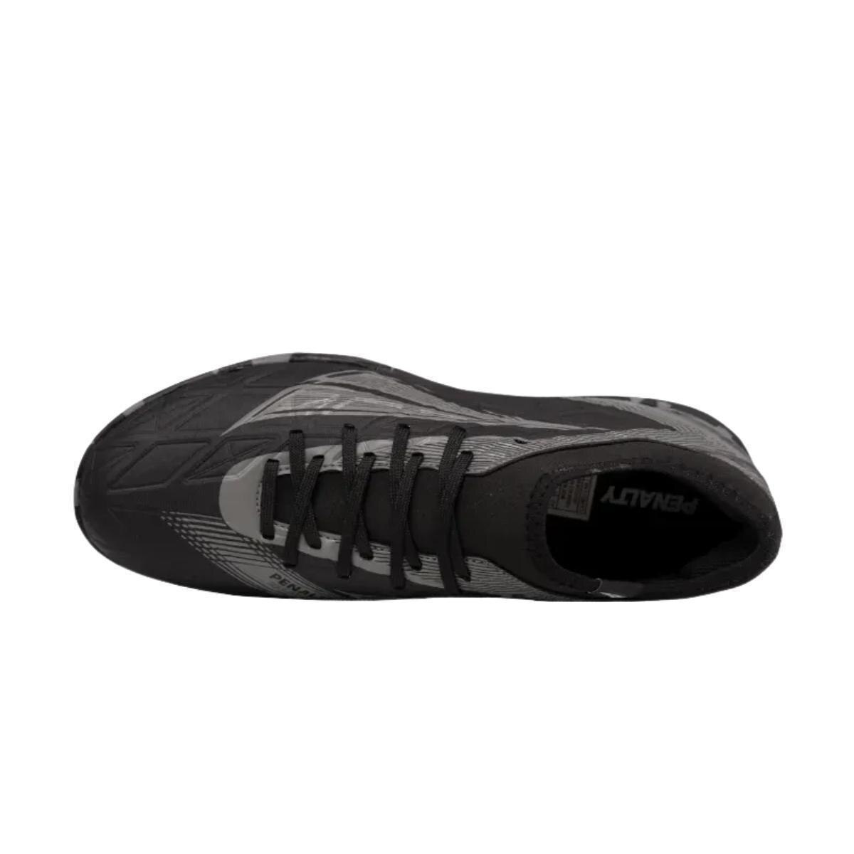 【Ryu5】 Chuteira Society Penalty Rx Locker Y-5 Preta - Cinza | Netshoes