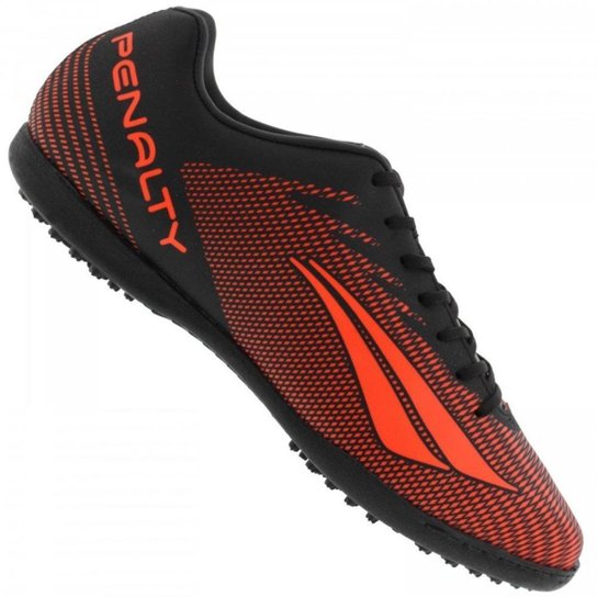 Chuteira Society Penalty Socc Stm Amazonas - Preto+Laranja Menor preço em Chuteira Society Penalty Socc Stm Amazonas - Preto+Laranja