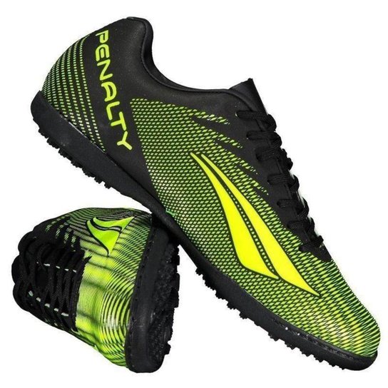 Chuteira Society Penalty Socc Stm Amazonas - Preto+Amarelo Menor preço em Chuteira Society Penalty Socc Stm Amazonas - Preto+Amarelo