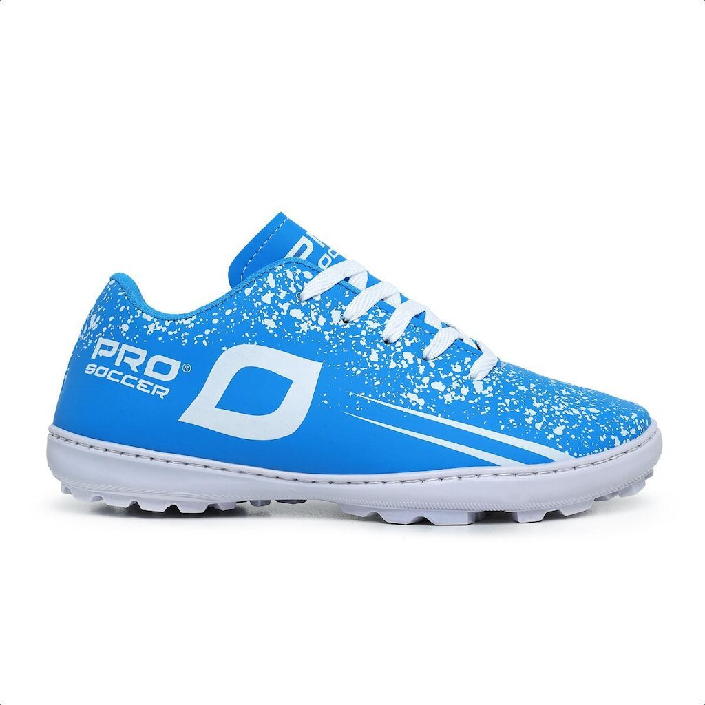 Chuteira Society Pro Soccer Speed Control Azul Conforto e Performance