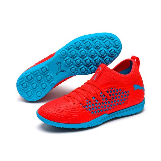 Chuteira Society Puma Future 19.3 Netfit Tt - Azul e Laranja é ruim? Chuteira Society Puma Future 19.3 Netfit Tt - Azul e Laranja é boa?