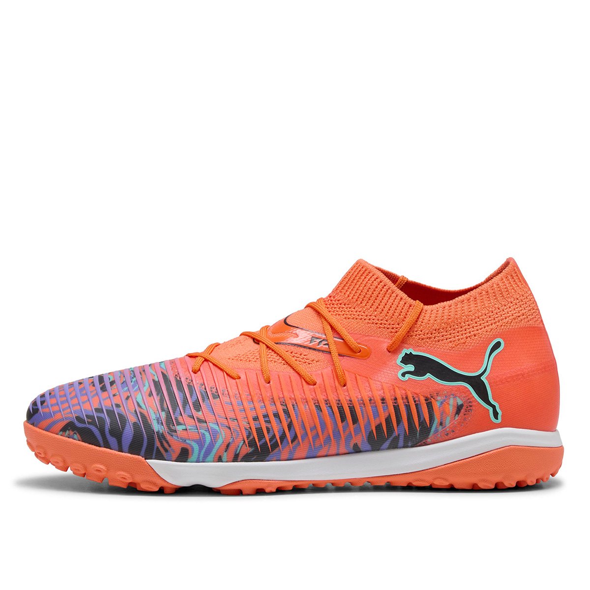 Chuteira Society Puma Future 8 Match Creativity Unissex - Laranja+