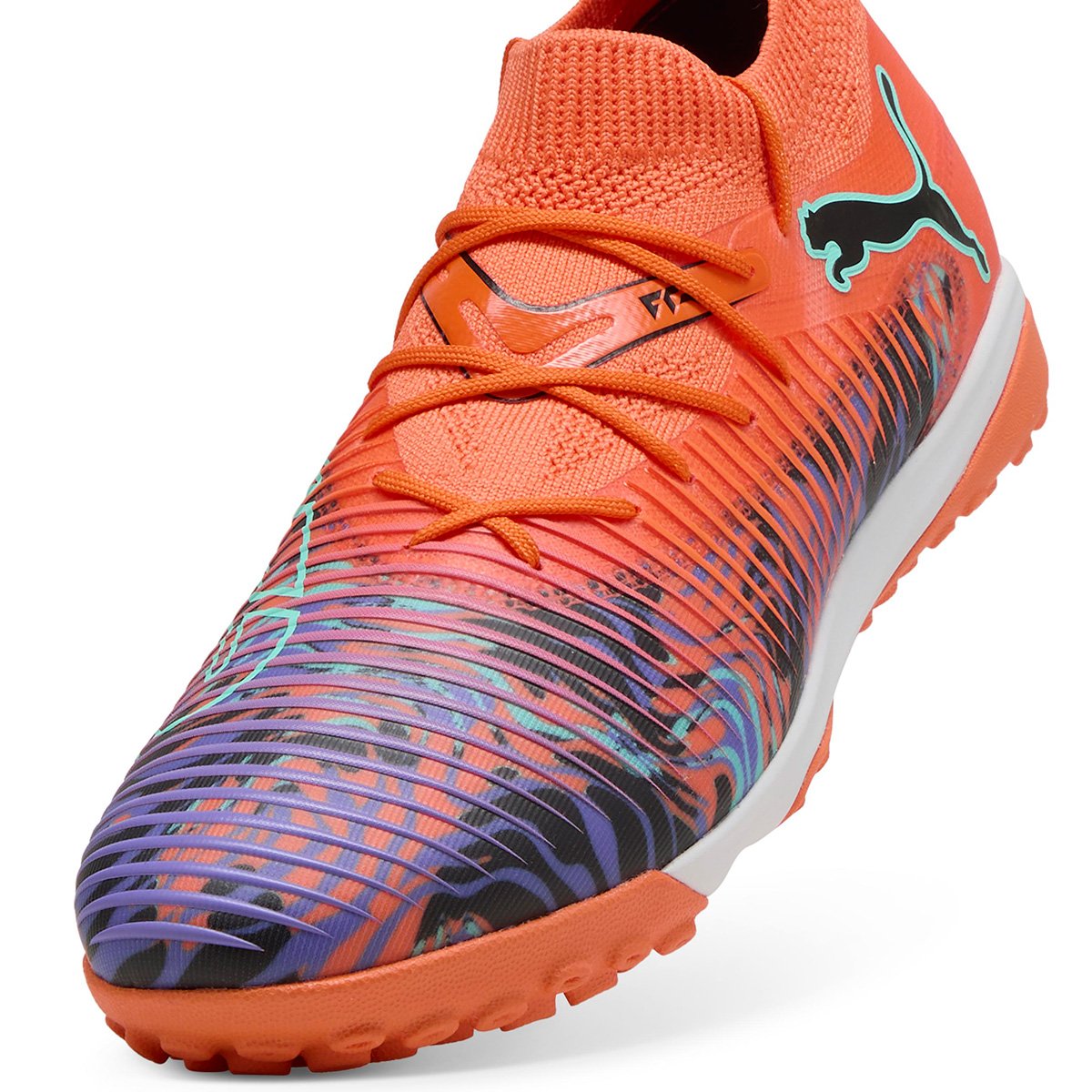 Chuteira Society Puma Future Match Creativity Unissex Laranja+