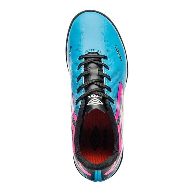 Chuteira Society Umbro Action Infantil - Azul 36