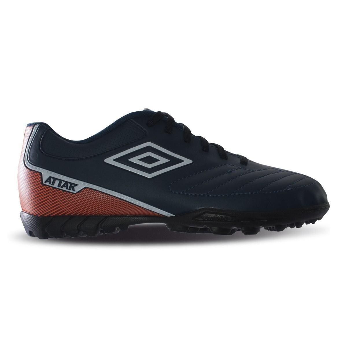 chuteira society umbro laranja