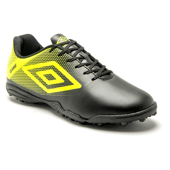 Chuteira Society Umbro Game - Preto+Verde Limão é ruim? Chuteira Society Umbro Game - Preto+Verde Limão é boa?