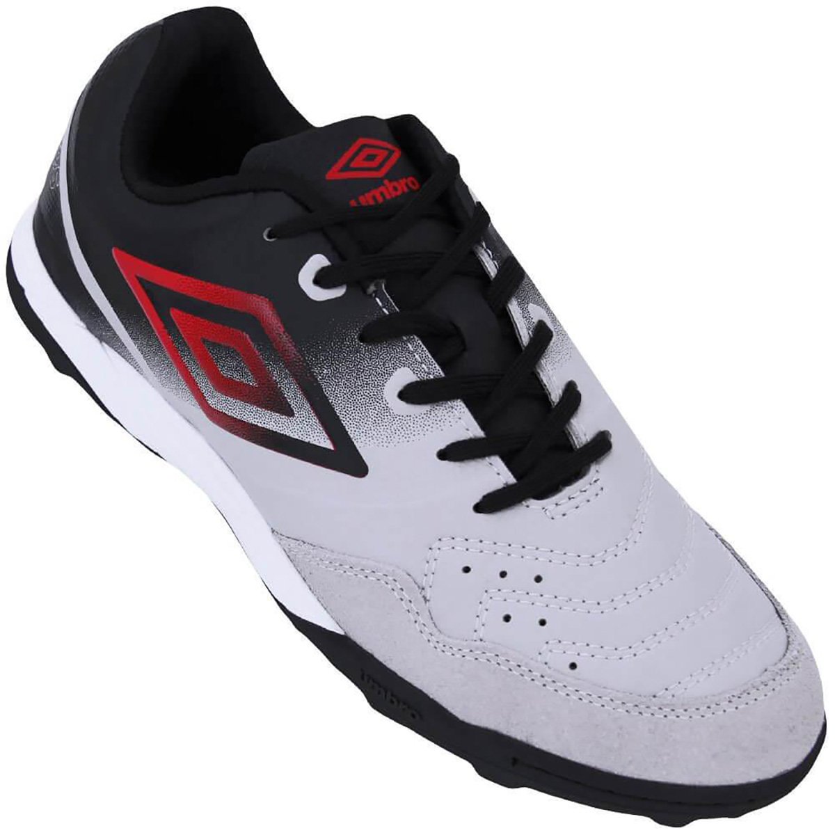 Chuteira Society Umbro Pro Club Preto+Vermelho Netshoes