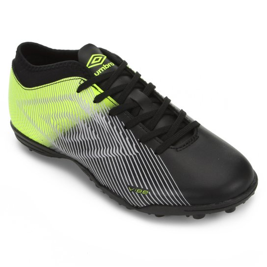 Chuteira Society Vibe II Umbro - Preto+Prata Menor preço em Chuteira Society Vibe II Umbro - Preto+Prata