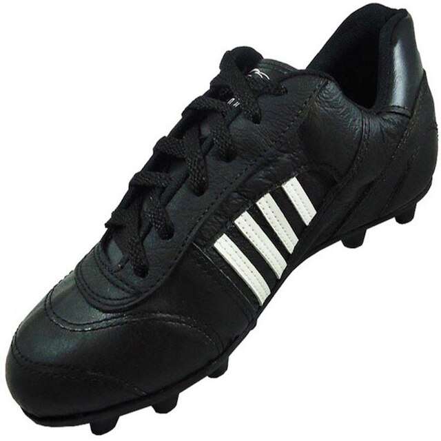 Chuteira Sport Line Ref.900 Couro Preto/Branco