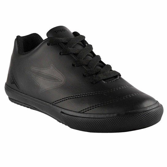 Chuteira Topper Futsal Boleiro Infantil - Preto Menor preço em Chuteira Topper Futsal Boleiro Infantil - Preto
