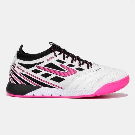 CHUTEIRA TOPPER FUTSAL FALCAO PRO PRETO E NEON 42 - Branco+Pink Menor preço em CHUTEIRA TOPPER FUTSAL FALCAO PRO PRETO E NEON 42 - Branco+Pink