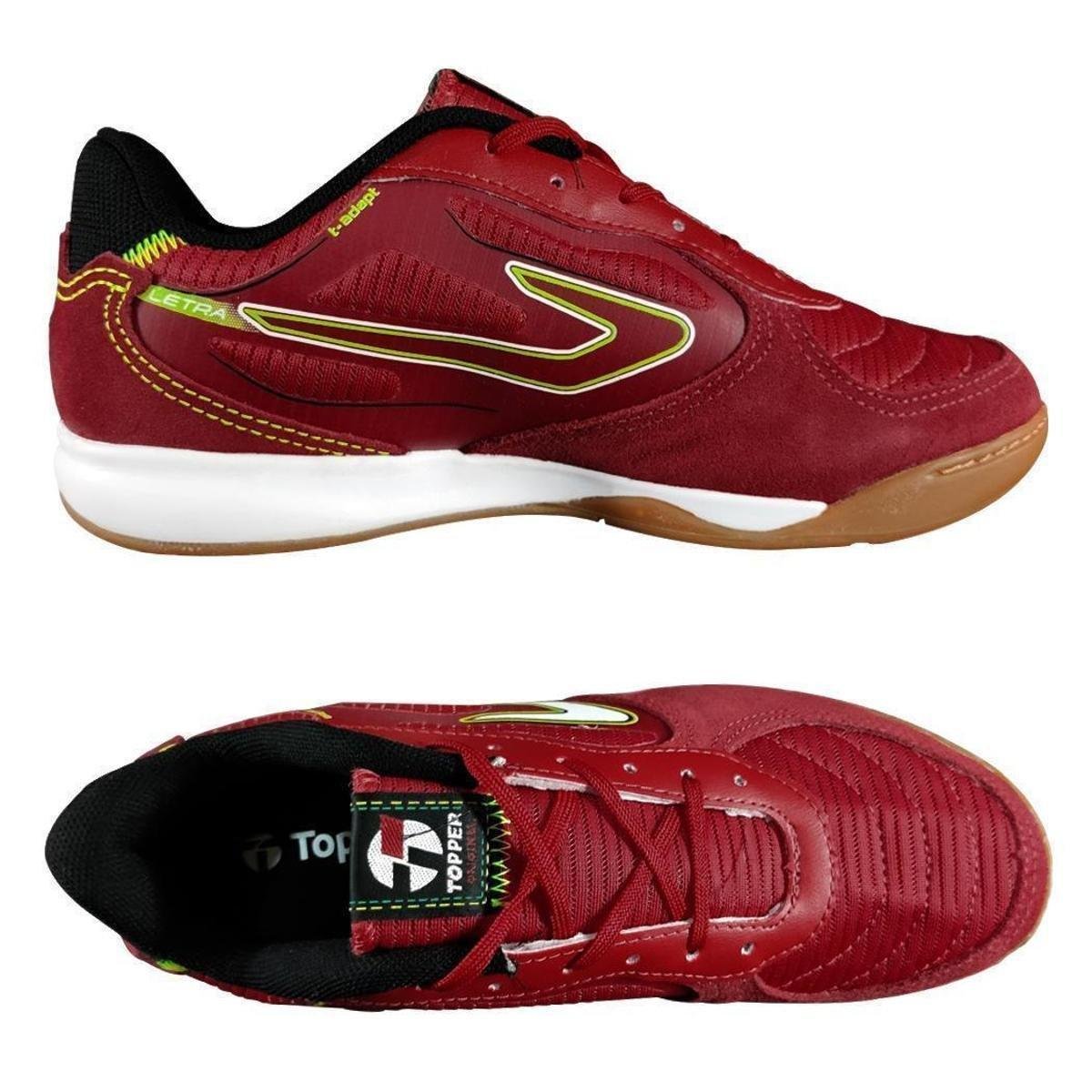 Chuteira Topper Letra IV Tênis Futsal Original C/ NF Menor preço em Chuteira Topper Letra IV Tênis Futsal Original C/ NF