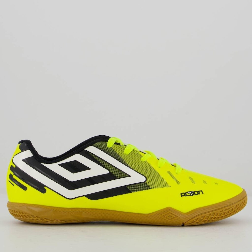 Chuteira Umbro Action Futsal Juvenil Verde