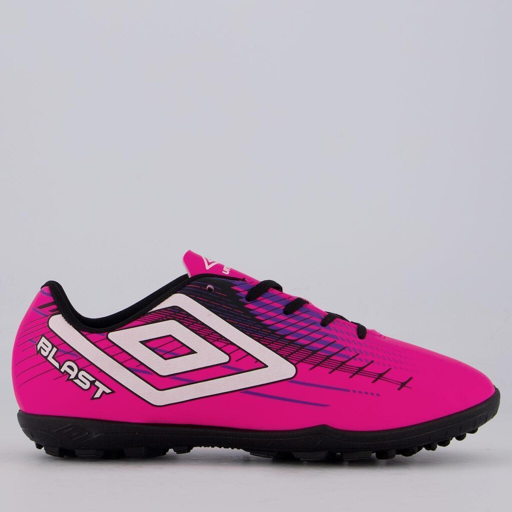 Chuteira Umbro Blast Society Rosa e Preta