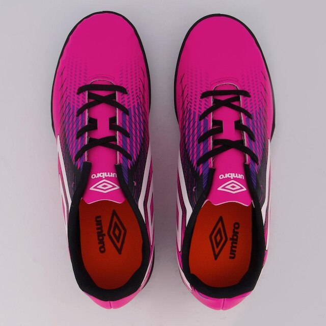 Chuteira Umbro Blast Society Rosa e Preta